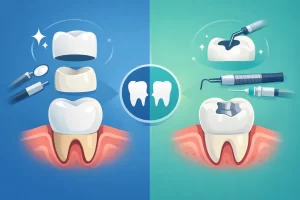 Dental Crown Versus Filling: Which Fits?