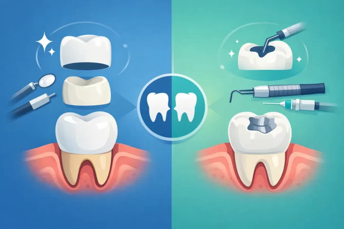 Dental Crown Versus Filling: Which Fits?