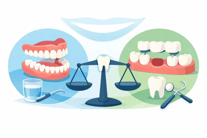 Dentures vs Dental Bridges for Your Smile