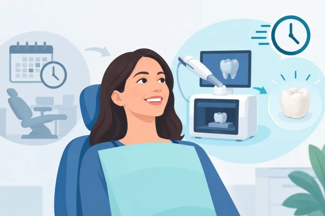 How Same Day Crown Technology Saves Your Time
