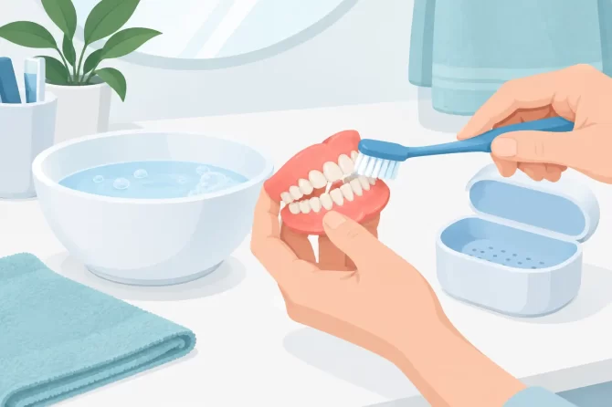 How to Clean Removable Dentures Every Day