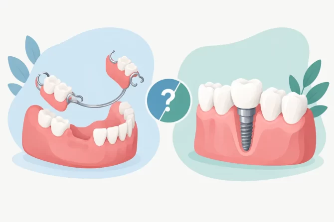 Partial Dentures Versus Implants: Which Fits?